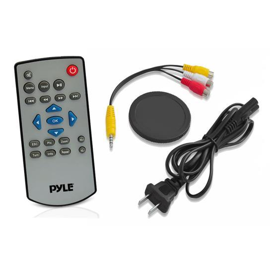 Pyle Compact HD Digital Multimedia Projector, Lightweight, Built-In Speaker  (PRJG82)