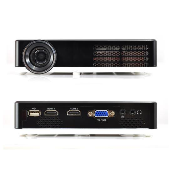 Pyle Compact Home Theater HD LED Projector, WIFI, 3D/Blu-Ray Ability, (PRJAND805)