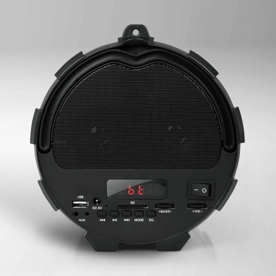 Pyle Surround Portable Boombox Bluetooth Speaker Home Stereo System, Black, (PBMSPG15)