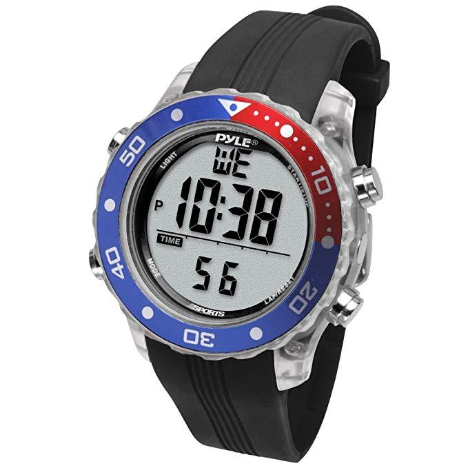 Pyle Sport Underwater Multi-Function Wrist Watch (PSNKW30BK)