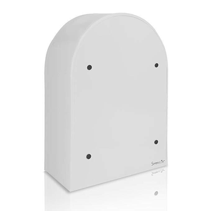 Serenelife Universal Mount Outdoor Lockable Mailbox, Large Capacity - White (SLMAB15)