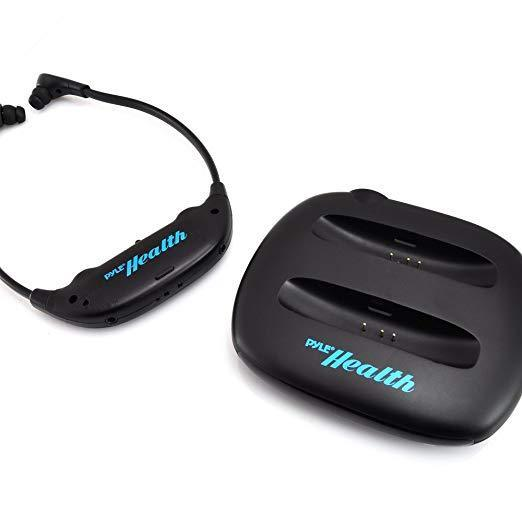 Pyle Dual Infrared Wireless Hearing Assistance System, Rechargeable Battery, (PHPHA66)