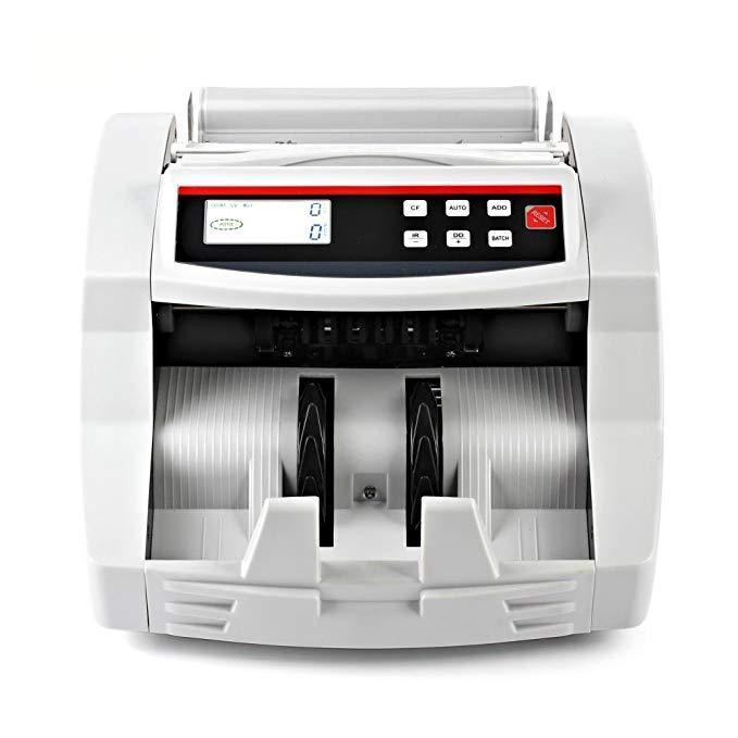 Pyle Wireless Automatic Bill Counter Machine, Counterfeit Detection, LCD Display, 1100 Pieces Per Min, (PRMC700)