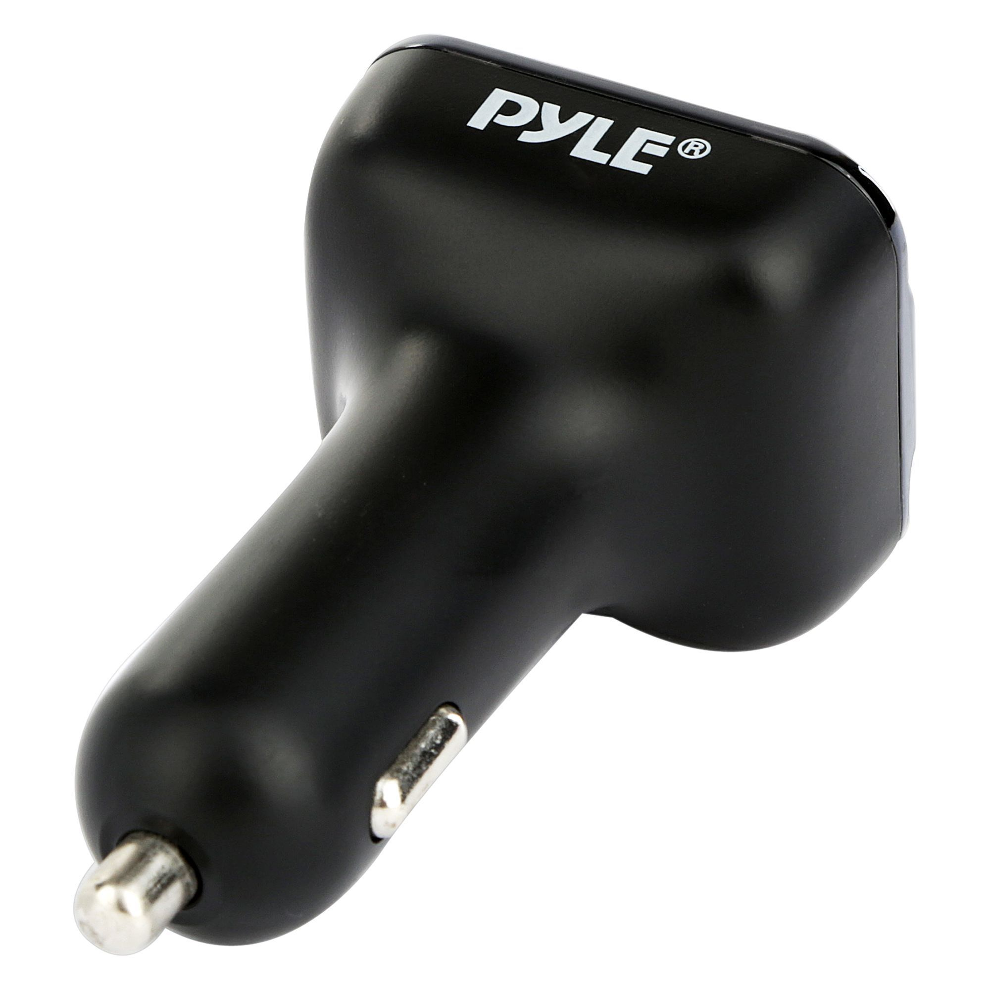 Pyle Universal Bluetooth Vehicle FM Radio Transmitter Receiver, Car Charger, (PBT90)