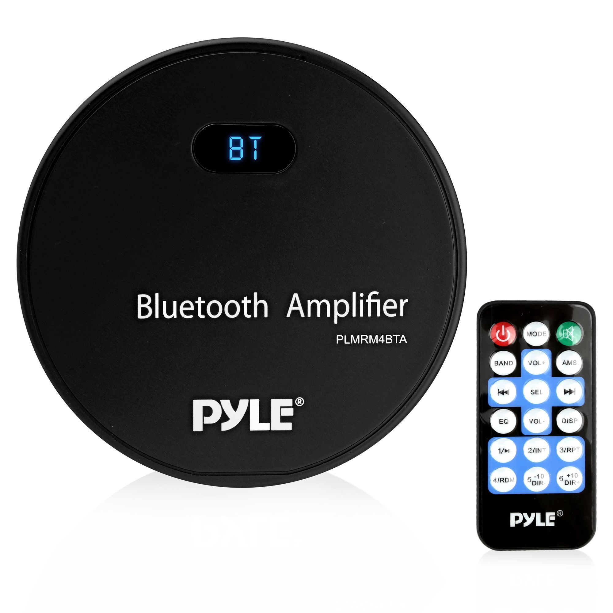 Pyle Wireless Bluetooth Vehicle Amplifier Receiver, Water Resistant, (PLMRM4BTA)