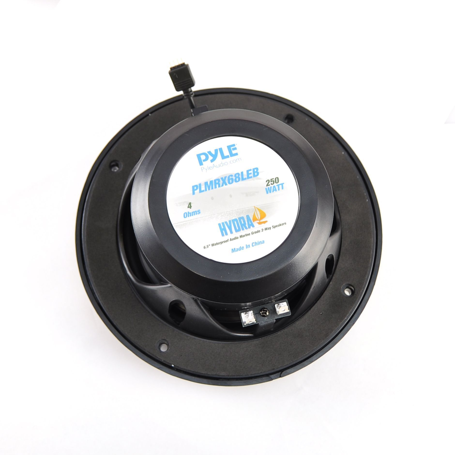 Pyle Pair of 6.5" Boat Speakers - Black (PLMRX68LEB)
