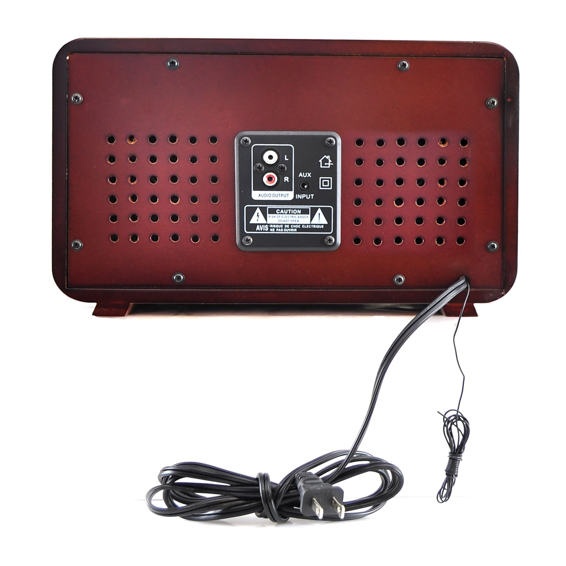 Pyle Vintage Retro Classic Style Bluetooth Radio Speaker System, USB,SD, AM/FM Radio, (PUNP34BT)