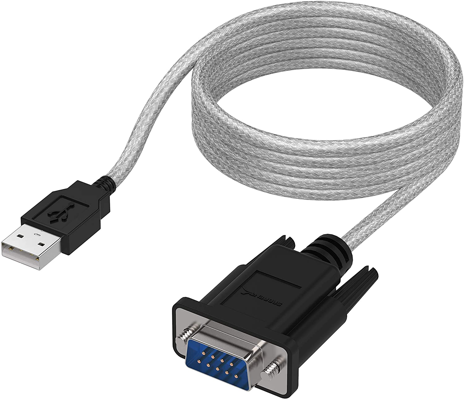 SABRENT 6-FT USB to RS-232 DB9 Serial 9 pin Adapter (Prolific PL2303) (SBT-USC6K)