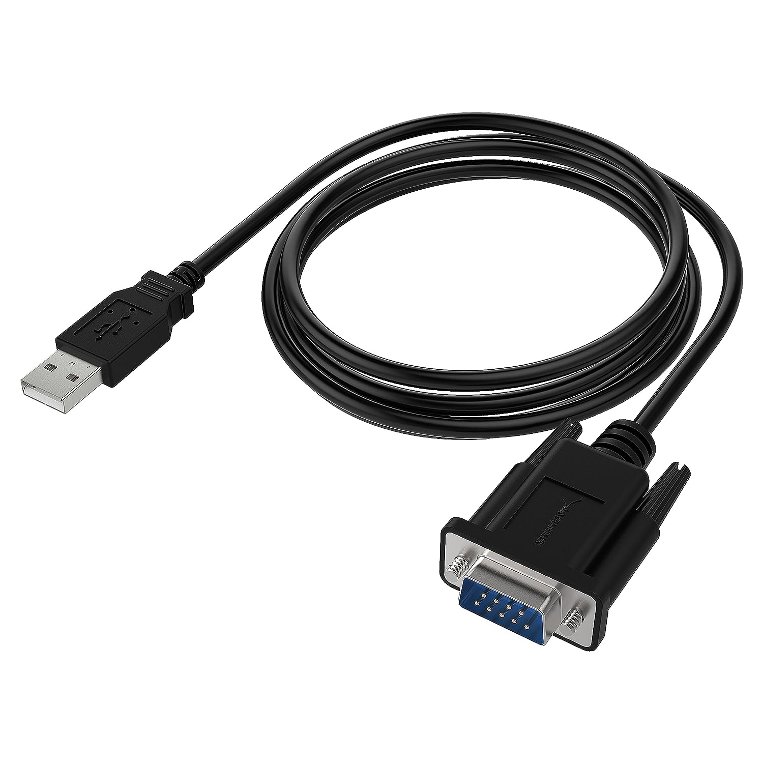 SABRENT USB 2.0 to Serial (9-Pin) DB-9 RS-232 Adapter Cable 6ft Cable [FTDI Chipset] (CB-FTDI)