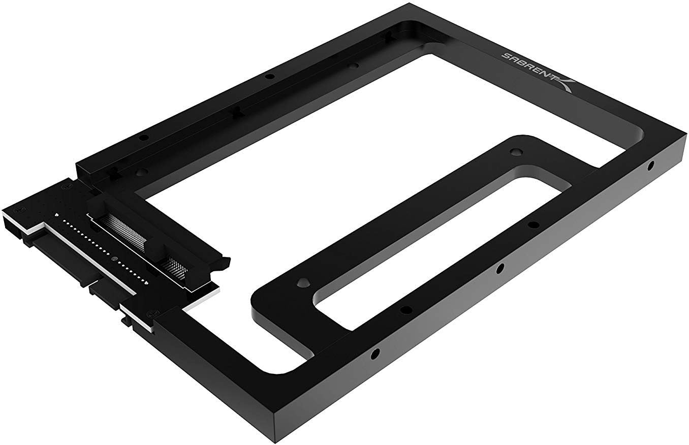 SABRENT 2.5” SSD & SATA Hard Drive to Desktop 3.5” SATA Bay Converter Mounting Kit (BK-PCBS)