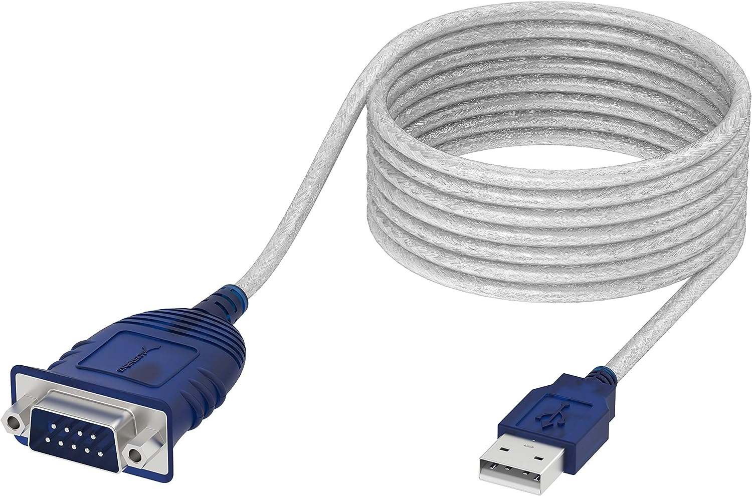 SABRENT USB 2.0 to Serial (9 Pin) DB 9 RS 232 Converter Cable, Prolific Chipset, Hexnuts, [Windows 10/8.1/8/7/VISTA/XP, Mac OS X 10.6 and Above] 10 Feet (CB-9PTF)