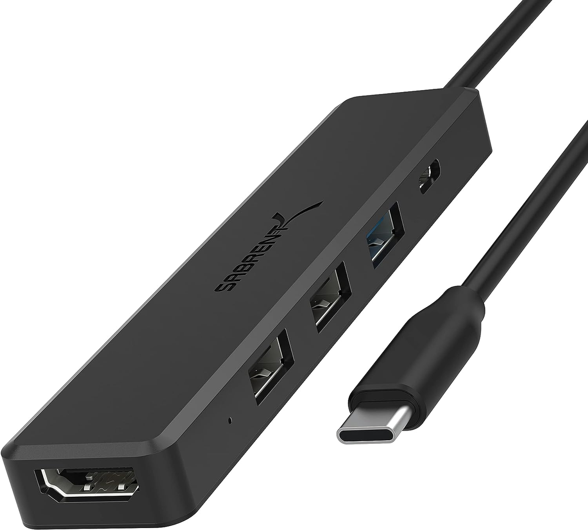 SABRENT Multi-Port USB C Hub with 4K HDMI | Type-C Power Delivery