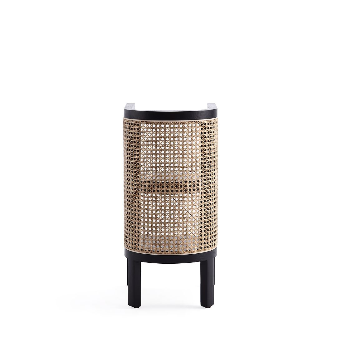 Versailles End Table in Nature Cane