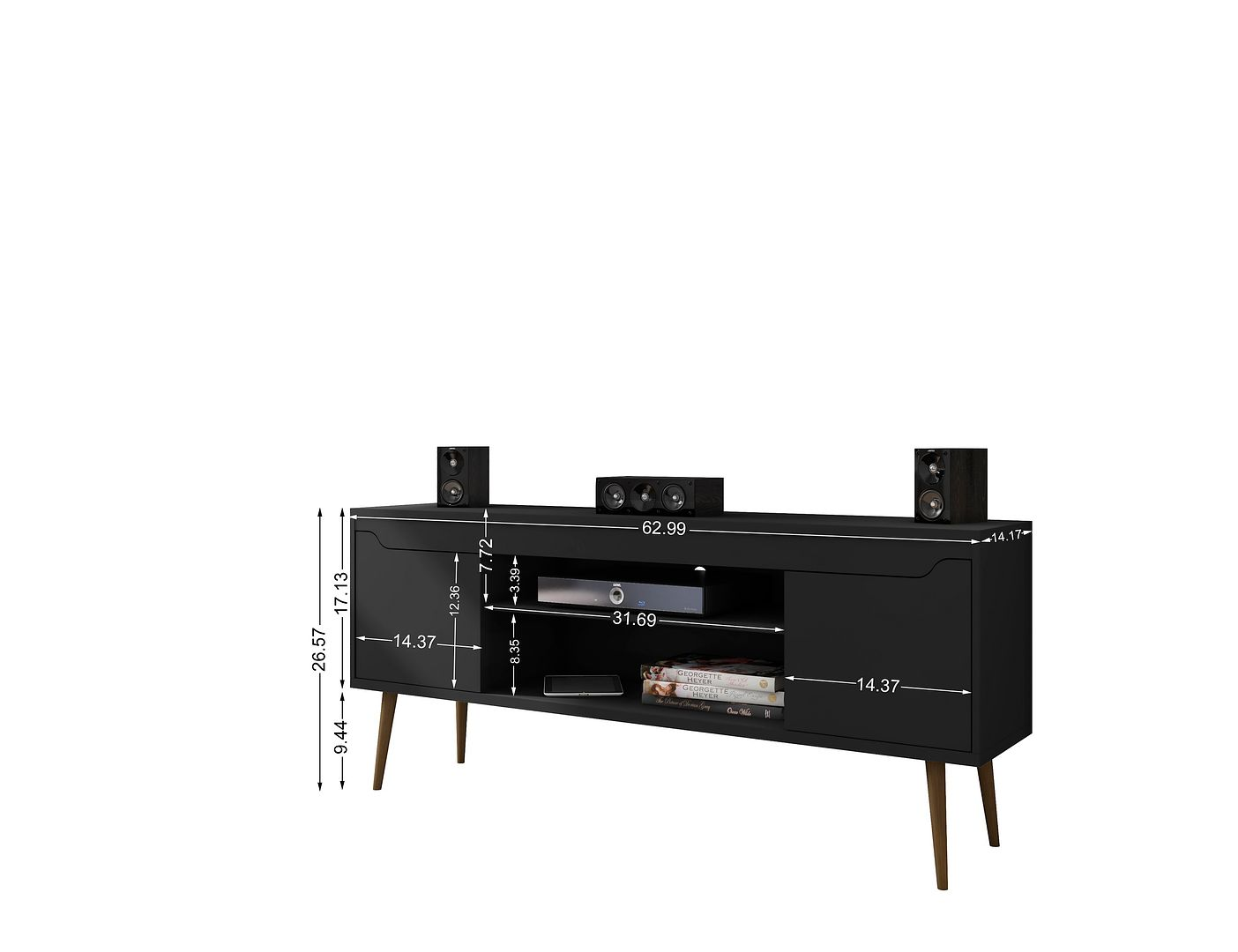 Bradley 62.99 TV Stand