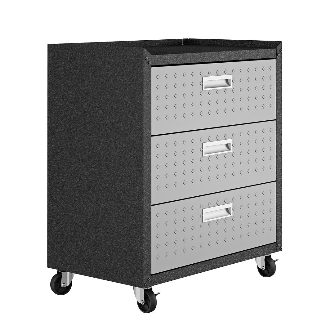 Fortress 31.5" Mobile Garage Chest with Drawers